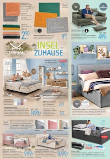 Boxspringbett im aktuellen Trends Prospekt (Essen) Boxspringbett im Trends Prospekt "Alle unter 100€! - Die besten Gründe sich neu einzurichten" mit 12 Seiten (Essen)