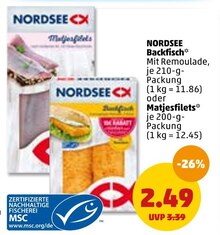 Fisch von NORDSEE im aktuellen Penny-Markt Prospekt für 2.49€