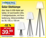 Solar-Stehlampe von Hoberg für 39,99 € bei Zimmermann im Angebot Solar-Stehlampe von Hoberg im aktuellen Zimmermann Prospekt