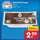 Mozzarella Stange Angebote von MONDO Italiano bei Netto Marken-Discount Mannheim für 2,59 €