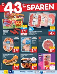 Fleisch im Netto Marken-Discount Prospekt "Aktuelle Angebote" mit 58 Seiten (Hamburg)