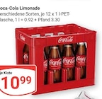GLOBUS Hoyerswerda - Coca-Cola Limonade Angebot im Prospekt Coca-Cola Limonade bei GLOBUS im Hoyerswerda Prospekt für 10,99 €