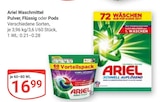 Waschmittel Pulver Angebote von Ariel bei GLOBUS Ludwigshafen für 16,99 €