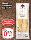 2 Baguettes im Angebot bei GLOBUS in Duisburg 2 Baguettes Angebote von Sinnack bei GLOBUS Duisburg für 0,59 €