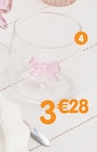 Verre bas avec noeud à 3,28 € dans le catalogue B&M