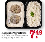 Aktuelles Königsberger Klöpse mit Reis und Kapernsauce Angebot bei EDEKA in Frankfurt (Main) ab 7,49 €