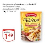Sauerkraut im Angebot bei GLOBUS in Siegen Sauerkraut Angebote von Hengstenberg bei GLOBUS Siegen für 1,49 €