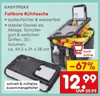Faltbare Kühltasche von EASYmaxx im aktuellen Netto Marken-Discount Prospekt für 12,99 €