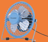 Mini ventilateur USB de table - Pullman - Netto à Sarcelles Mini ventilateur USB de table - Pullman en promo chez Netto Sarcelles à 5,99 €