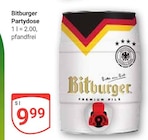 Partydose im Angebot bei GLOBUS in Rostock Partydose Angebote von Bitburger bei GLOBUS Rostock für 9,99 €