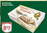 Dresdner Stollen Angebote von Emil Reimann bei GLOBUS Willich für 8,99 €