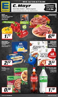 EDEKA Prospekt der Woche "Aktuelle Angebote" Seite 1, 12.05.2025 bis 17.05.2025 für Lengerich Aktueller EDEKA Prospekt "Aktuelle Angebote" Seite 1 von 21 Seiten für Lengerich