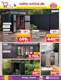 Sichtschutz Angebot im aktuellen Netto Marken-Discount Prospekt auf Seite 42