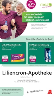 mea - meine apotheke Prospekt Unsere April-Angebote mit 4 Seiten
