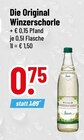 Die Original Winzerschorle bei Trinkgut im Prospekt "" für 0,75 €