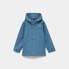 Coupe-vent imperméable à capuche bleu canard garçon dans le catalogue La Halle