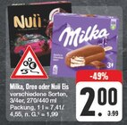 Eis Angebote von Milka, Oreo oder Nuii bei EDEKA Aalen für 2,00 €