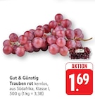 Trauben rot bei EDEKA im Prospekt "" für 1,69 €