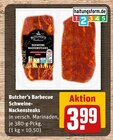 Schweine-Nackensteaks im Angebot bei REWE in Bergisch Gladbach Schweine-Nackensteaks Angebote von Butcher’s Barbecue bei REWE Bergisch Gladbach für 3,99 €