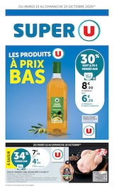 Prospectus Supermarchés Super U en cours à Bacqueville-en-Caux et alentours, "LES PRODUITS U À PRIX BAS", 36 pages, 13/10/2026 - 25/10/2026 Catalogue Supermarchés Super U en cours à Bacqueville-en-Caux et alentours, "LES PRODUITS U À PRIX BAS", 36 pages, 13/10/2026 - 25/10/2026