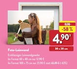 ALDI Nord Barsbüttel - Foto-Leinwand Angebot im Prospekt Foto-Leinwand bei ALDI Nord im Barsbüttel Prospekt für 4,90 €