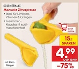 Aktuelles Manuelle Zitruspresse Angebot bei Netto Marken-Discount in Kiel ab 4,99 €
