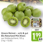 Unsere Heimat – echt & gut Bio Naturland Mini Kiwis bei EDEKA im Künzelsau Prospekt für 1,99 €