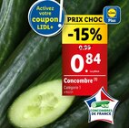 Promo Concombre à 0,84 € dans le catalogue Lidl à Polincove
