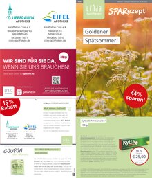 Aktueller LINDA Premiumapotheke Daun Prospekt "Aktuelle Angebote" mit 3 Seiten