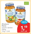 Menü von Alnatura für 1,19 € bei budni im Angebot Menü von Alnatura im aktuellen budni Prospekt