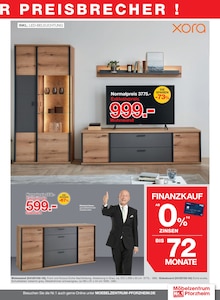 Fernseher im Möbelzentrum Pforzheim Prospekt "WOHNEN IN SEINER SCHÖNSTEN FORM" mit 28 Seiten (Filderstadt)