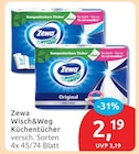Wisch&Weg Küchentücher von Zewa für 2,19 € bei budni im Angebot Wisch&Weg Küchentücher von Zewa im aktuellen budni Prospekt