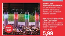 Solar-Mini-LED-Leuchten bei Jawoll in Koblenz Solar-Mini-LED-Leuchten im Angebot bei Jawoll Koblenz für 5,99 €