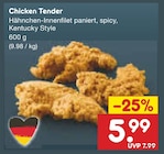 Chicken Tender im Angebot bei Netto Marken-Discount in Rostock Chicken Tender Angebote bei Netto Marken-Discount Rostock für 5,99 €