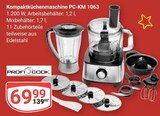 Kompaktküchenmaschine PC-KM 1063 bei GLOBUS im Pirmasens Prospekt für 69,99 €