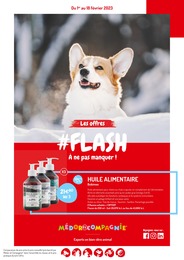 Catalogue Médor et Compagnie avec 6 pages de promos Prospectus Médor et Compagnie, "Les offres #FLASH à ne pas manquer !", pages, 01/02/2023 - 18/02/2023