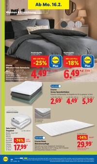 Matratze im Lidl Prospekt "LIDL LOHNT SICH" mit 68 Seiten (Mönchengladbach)