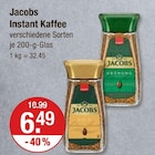 Instant Kaffee von Jacobs im aktuellen V-Markt Prospekt für 6,49 €
