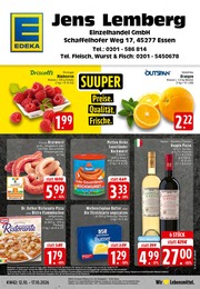 EDEKA Prospekt für Essen mit 24 Seiten EDEKA Prospekt für Essen: "Aktuelle Angebote", 24 Seiten, 12.10.2026 - 17.10.2026