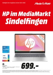 Aktueller MediaMarkt Saturn Prospekt mit Notebook, "HP im MediaMarkt Sindelfingen", Seite 1