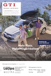 Aktueller Volkswagen Werkstatt & Auto Prospekt für Schapen: Mehr Platz. Mehr Möglichkeiten. mit 1} Seite, 01.06.2026 - 31.08.2026