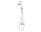 Promo Colonne de douche mécanique GARVEY chrome, barre inox, pomme 20 cm, douchette 3 jets à 69,00 € dans le catalogue Brico Dépôt à Carpiquet