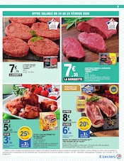 Promos Viande surgelée dans le catalogue "Ça réconforte, le pouvoir d'achat !" de E.Leclerc à la page 9
