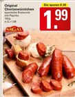 Original Chorizowürstchen im Angebot bei WEZ in Bad Oeynhausen Original Chorizowürstchen Angebote von Argal bei WEZ Bad Oeynhausen für 1,99 €