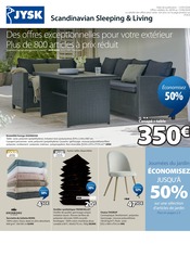 Prospectus Meubles & Décoration Jysk en cours à Sarreguemines et alentours, "JYSK Scandinavian Sleeping & Living", 12 pages, 28/04/2026 - 15/06/2026 Catalogue Meubles & Décoration Jysk en cours à Sarreguemines et alentours, "JYSK Scandinavian Sleeping & Living", 12 pages, 28/04/2026 - 15/06/2026