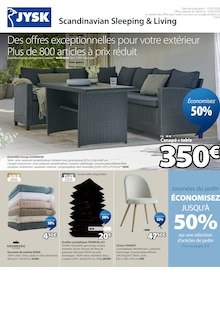 Catalogue Jysk à Sarrola-Carcopino cette semaine, valable du 28/04/2026 au 15/06/2026 Prospectus Jysk à Sarrola-Carcopino, "JYSK Scandinavian Sleeping & Living", 12 pages de promos valables du 28/04/2026 au 15/06/2026
