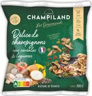 Délice de champignons aux céréales & légumes surgelé - Champiland - Intermarché Super à Viry-Châtillon Délice de champignons aux céréales & légumes surgelé - Champiland en promo chez Intermarché Super Viry-Châtillon à 3,29 €