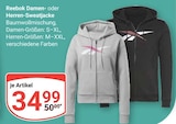 Damen- oder Herren-Sweatjacke im Angebot bei GLOBUS in Erfurt Damen- oder Herren-Sweatjacke Angebote von Reebok bei GLOBUS Erfurt für 34,99 €