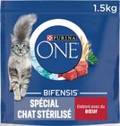 Bifensis spécial chat stérilisé au bœuf - PURINA ONE en promo chez Intermarché Contact Reims à 2,72 €