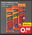 Aktuelles Kabanos to go Angebot bei Netto Marken-Discount in Erfurt ab 0,88 €